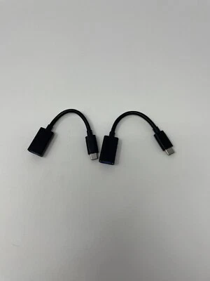 2x Belkin USB-C To USB-A Adapter 14CM 5GBPS for chromebook laptop PC - Image 1 of 2