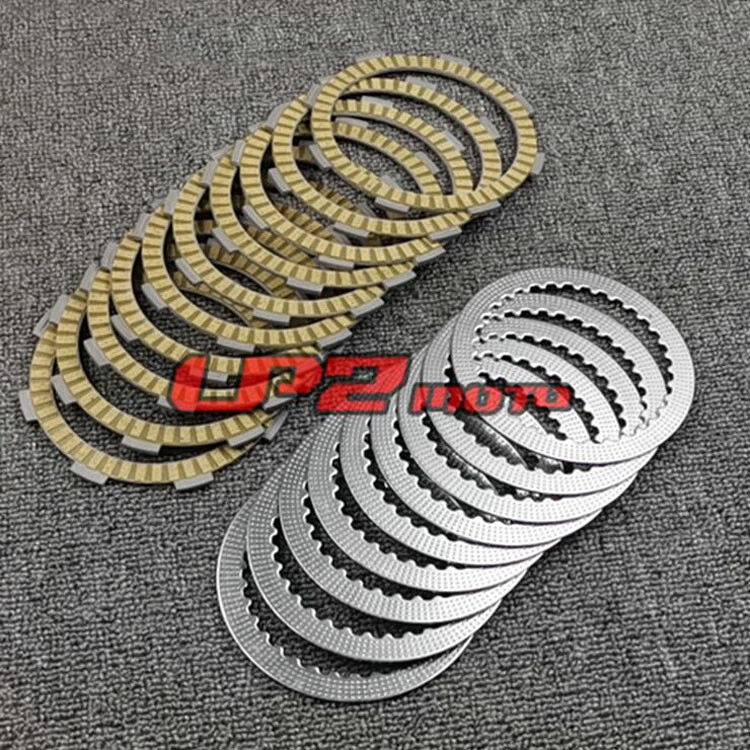 Kit de placas de acero de fricción de embrague para Honda VFR400R NC30 1989 1990 1991 1992 Foto 1 de 1