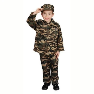 Deluxe Army Soldier Costume Set For Kid By Dress Up America - Image 1 of 3