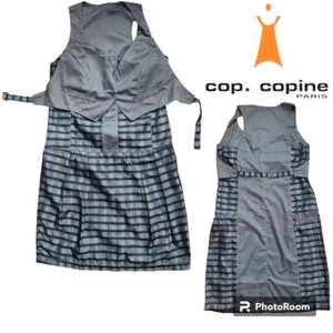 Cop Copine Gray Midi dress sz M NEW! - Picture 1 of 7