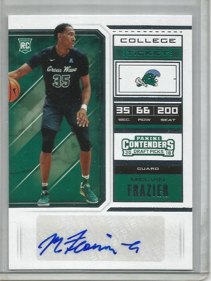 Melvin Frazier 2018 Panini Contenders Draft Picks Autograph Rookie - Image 1 of 1