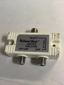 Channel Master 4001IFD Diplexer Coaxial Cable Splitter @MB137 - Picture 1 of 1