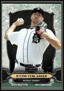 2014 Topps Triple Threads Emerald #11 Justin Verlander - NM-MT - Picture 1 of 2