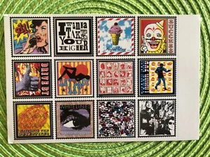 DURAN DURAN - Thank You PROMO EMI Records Postcard with stickers - Picture 1 of 2