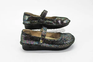 Alegria Women Shoes Belle Diamonds Size 7M EUR 37 Mary Jane Leather Pre Owned vq - Picture 1 of 12