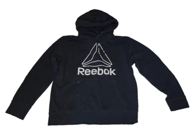 Reebok Black Hooded Sweatshirt Men's Size M (Can be Unisex) - Image 1 of 4