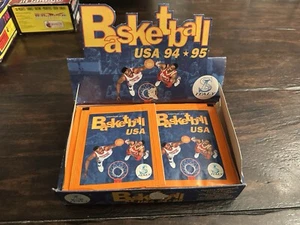(1) Sealed Pack 1994-95 Italy NBA STICKERS BASKETBALL USA - Picture 1 of 4