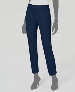 Alfani Women's Blue Mid-Rise Tummy Control Slim Dress Pants Size 6 - Picture 1 of 4