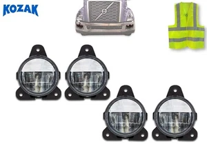 Juego de 2 pares de luces antiniebla LED y luces de conducción Volvo VNL VNR 2018+ - Imagen 1 de 6