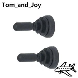 2 Pcs Black Electric Wing Mirror Rubber Joystick Fits FORD FIESTA MK6 01-06 New - Bild 1 von 9