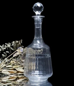 Vintage Baccarat Chicago Crystal Decanter With lid Bottle Limited From JAPAN - Picture 1 of 10