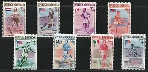 DOMINICAN REPUBLIC 1957 VF MNH Stamps Set Scott # 474-8, C97-9 "Olympic Games" - Imagen 1 de 2