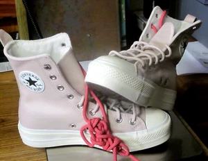 Converse Mädchen Gr. 8,5 US Plateau Pink Chuck Taylor All Star Move Sneaker Neu - Bild 1 von 8