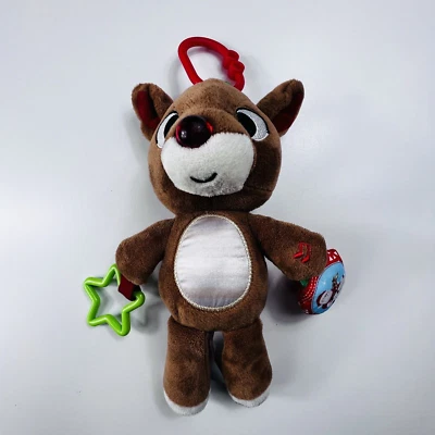 Juguete de actividad de desarrollo mordedor Rudolph el reno nariz roja sobre la marcha Foto 1 de 4