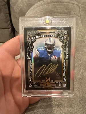 2015 Topps Museum Collection - Signature Series Ameer Abdullah 5/5 On Card Auto - Image 1 of 4