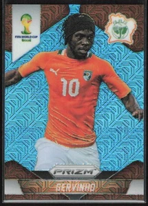 2014 Panini Prizm FIFA World Cup Blue Pulsar #62 Gervinho /55 Cote D'Ivoire - Picture 1 of 2