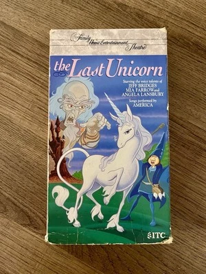 The Last Unicorn (VHS, 1994) TESTED - Image 1 of 4