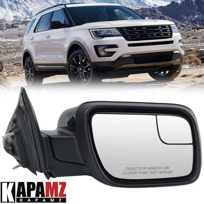 Espejo retrovisor eléctrico pasajero lado derecho 3 pines manual plegable para Ford Explorer 2011-2015 Foto 1 de 4