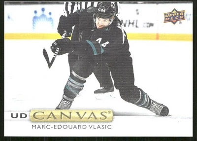 2019-20 Upper Deck - Ud Canvas Marc-Edouard Vlasic #C75 - Image 1 of 2