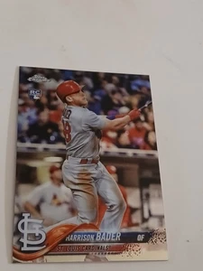2018 TOPPS CHROME  HARRISON  BADER ROOKIE CARD - Picture 1 of 1