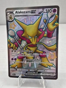 Pokémon Card TCG: Shiny Alakazam ex 215/091 Paldean Fates Ultra Rare Full Art - Picture 1 of 3