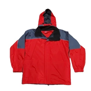 Giacca a vento grande vintage anni 90 Marlboro Red Adventure Team con cappuccio antipioggia  - Foto 1 di 18