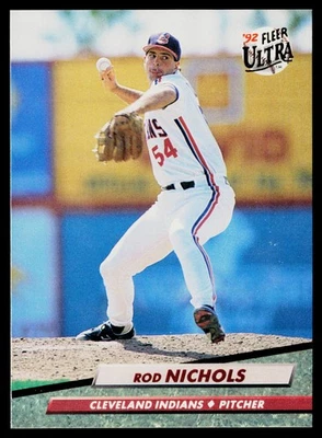 1992 Ultra #352 Rod Nichols Cleveland Indians - Image 1 of 2