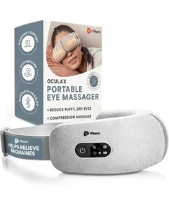 Masajeador de ojos eléctrico inteligente Lifepro con vibración térmica, música Bluetooth, Oculax - Imagen 1 de 7