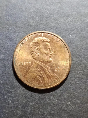Rare 2014 Penny *NO Mint Mark. - Image 1 of 4