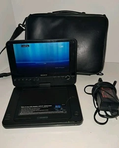 Sony DVP-FX820 Portable CD/DVD 8" Swivel Display Player Power Cord,Battery,Case - Picture 1 of 18