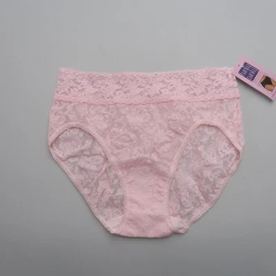 Hanky Panky Women's Lace French Brief Panties Size Small Pink NWT - Image 1 of 4
