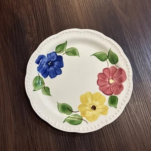 Stetson China Pink Floral Plate Made In USA Hand Painted 19.5” - Picture 1 of 5