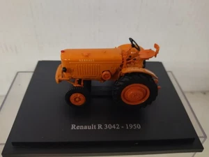 RENAULT R3042 1950 ORANGE TRACTOR/FARMER 1:43 UH HACHETTE - Imagen 1 de 3