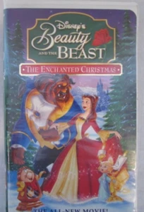 Disney's Beauty and the Beast The Enchanted Christmas VHS Video Tape - Picture 1 of 6