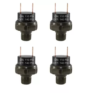 4 piezas hilo de montaje del tanque de interruptor de presión de aire 110-140PSI 1/4" NPT 12V/24V para bocina - Imagen 1 de 5