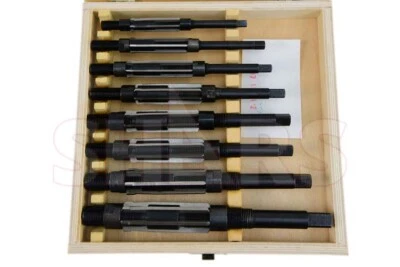 Shars 8Pcs A to H 15/32 -1-1/16” HSS 6542 Adjustable Hand Reamers New #} - Image 1 of 4