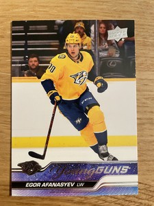 2023-24 Upper Deck Young Guns Egor Afanasyev Rookie #226 Nashville Predators