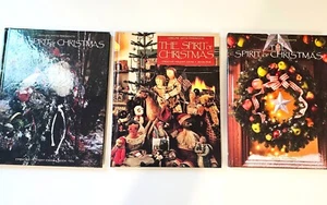 The Spirit of Christmas Books 5, 10, 13 Lot by Leisure Arts HC Vintage Crafts - Picture 1 of 19