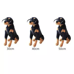 Dog Simulation Toy Realistic Ornaments Standing Cute Decorative Dog Statue Plush - Picture 1 of 22