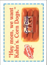 1993 Reds Kahn's Baseball Card #NNO Manufacturer's Coupon/(Kahn's corn dogs)