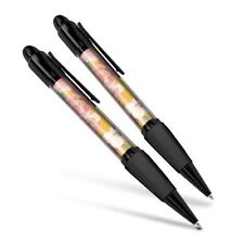 Set of 2 Matching Pens - Japanese Quince Flowers Vintage Floral #45434