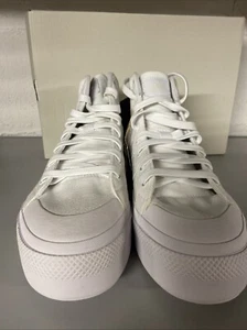ADIDAS EI2316 WOMENS BRAVADA 2.0 MID PLATFORM SKATEBOARD Size 8.5 - Picture 1 of 5