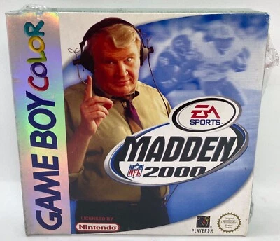Madden NFL 2000 - EA SPORT - PAL UK DE FR - Nintendo Gameboy Color New Sealed - Image 1 of 4