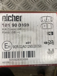 Bremsbelagsatz hinten, Scheibenbremse für KIA:RONDO III MPV,CARENS III MPV 583021DA00 - Bild 1 von 4