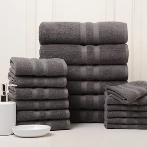 Bibb Home 18-teiliges Handtuchset aus ägyptischer Baumwolle - Bild 1 von 35