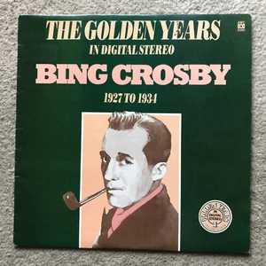 Bing Crosby Golden Years 27-34 Classic Years Jazz Pop 12" LP Record - Picture 1 of 6