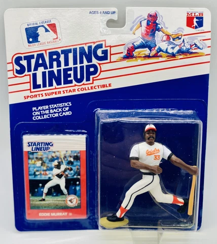 Starting Lineup Action Figure MLB Sports Baltimore Orioles Eddie Murray 1988 Cover