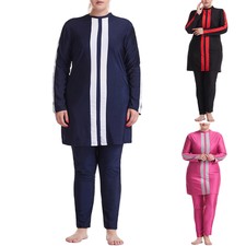 Women's Modest Burkini Swimwear Swimsuit Muslim Islamic Full Cover Bathing Suit