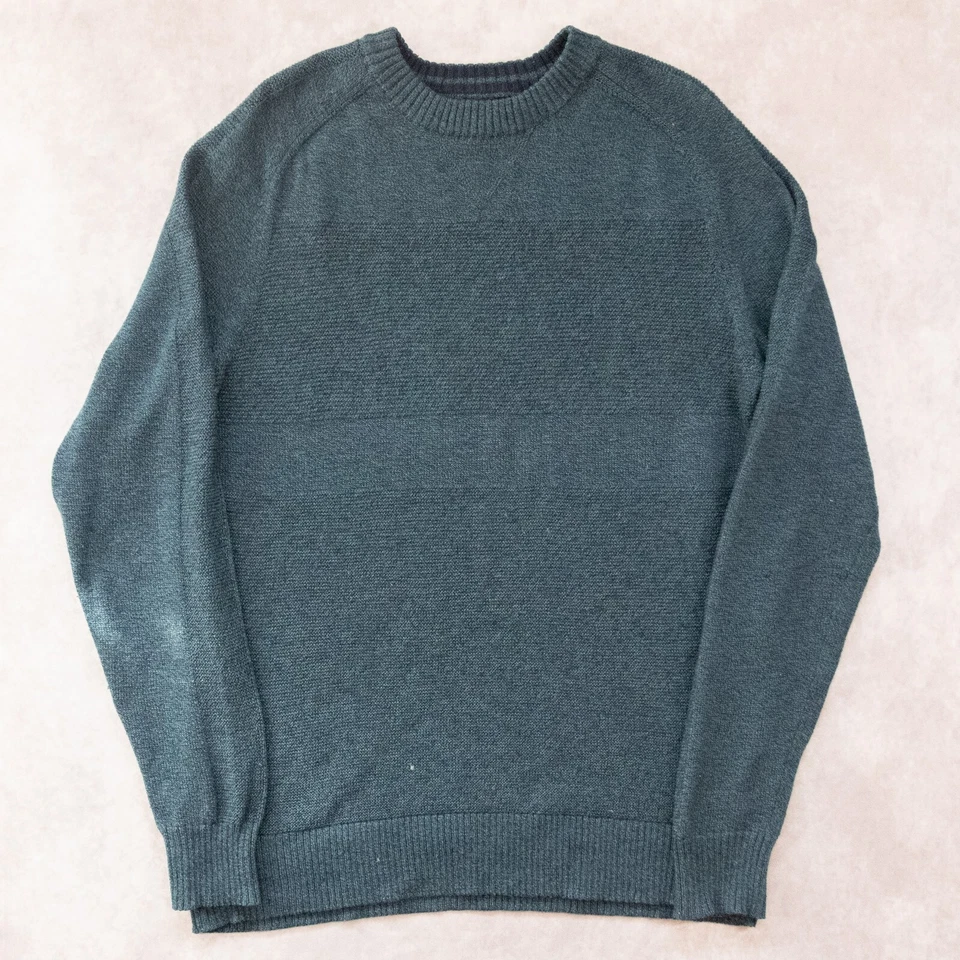 Smartwool Men's Ripple Ridge Crew Sweater Merino Wool Blend Blue M? (19.5x28) - Image 1 of 4