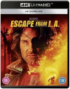 Escape From LA L.A. (Kurt Russell) 4K UHD Ultra HD Blu Ray New & Sealed